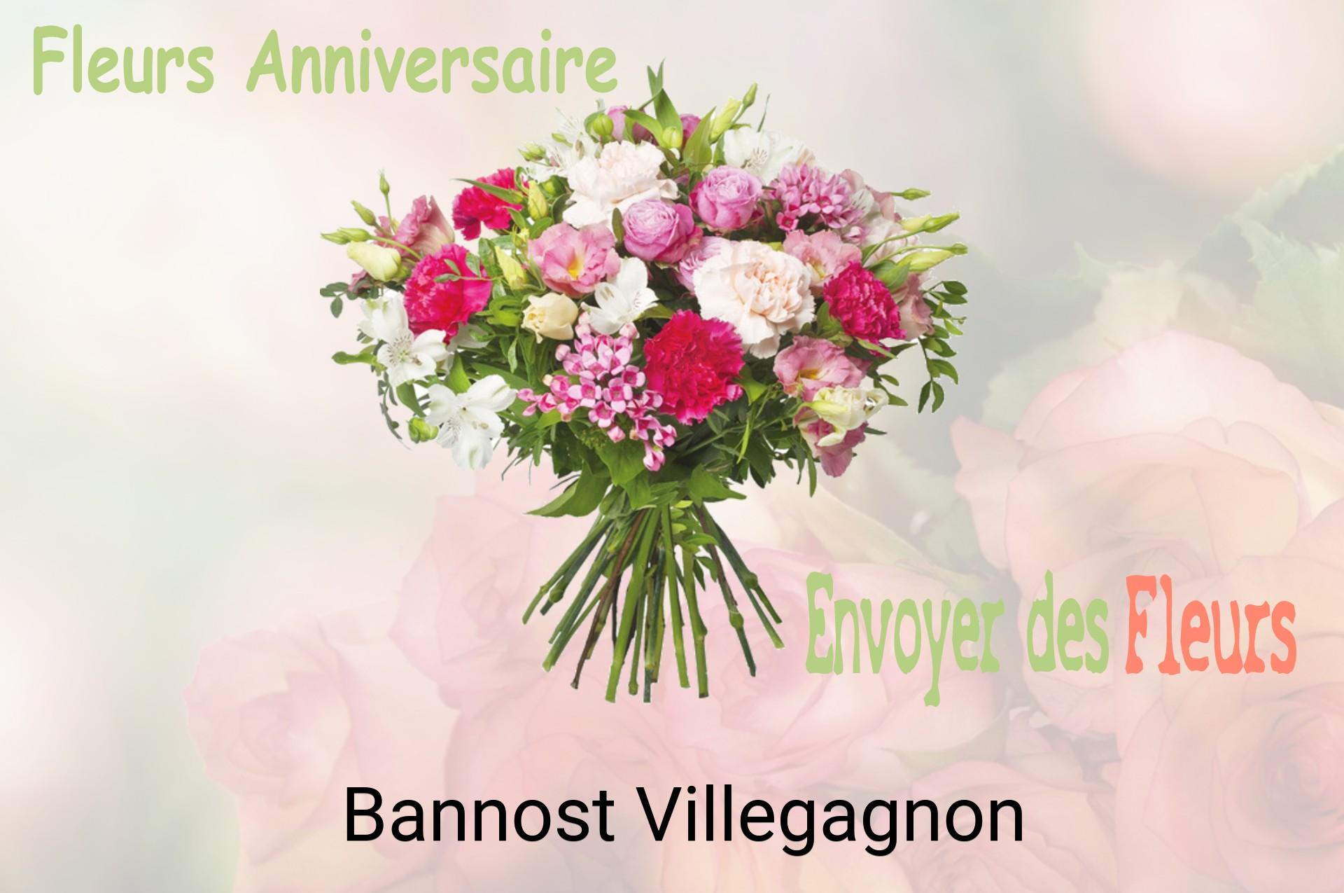 Bouquet de fleurs d’anniversaire livré à Bannost-Villegagnon